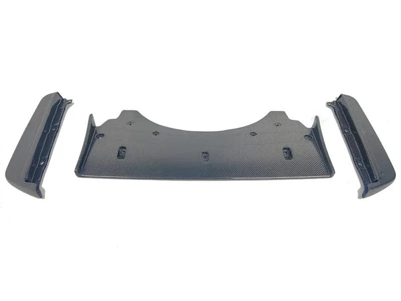 PLM 3-Piece Carbon Fiber Rear Diffuser Subaru WRX VB 2022+ - PLM-SUB-VB-CF-DIFFUSER-R