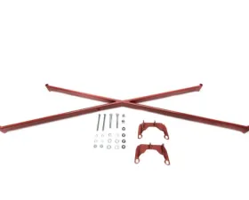 PLM Red Crossbar Brace X-Bar for Subaru WRX 2015+