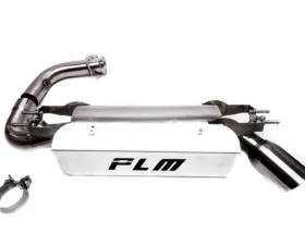 PLM Silver Slip-On Exhaust w/ Heat Shield Honda Talon