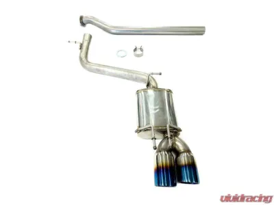 PLM Blue Tips Dual Tips Cat-Back Exhaust Toyota Camry SE 2.5L 2018-2024 - PLM-XV70-EXH-BLUE