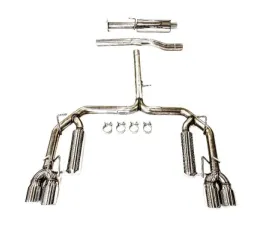 PLM Quad Tips Cat-Back Exhaust Toyota Camry XSE V6 3.5L 2018-2022