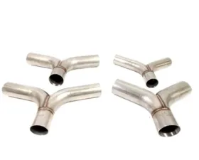 PLM 304 Stainless Y Transition Pipes Y-Pipe Merge Collector