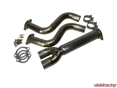 PLM Power Driven Titanium Mid Y-Pipe for Nissan 370Z | Infiniti G35 | G37 2003-2011 - PLM-YP-370Z-TI
