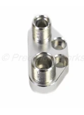 PLM Precision Works AC Compressor Adapter Fitting Sanden SD7B10 7176 Billet Aluminum                                     - PW-AC-ADPT-SANDEN - Image 2