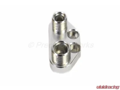 PLM Precision Works AC Compressor Adapter Fitting Sanden SD7B10 7176 Billet Aluminum - PW-AC-ADPT-SANDEN