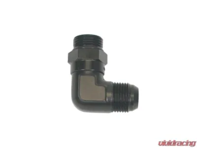 PLM Precision Works 10AN Fitting -10AN to ORB O-Ring 90 Degree Swivel - PW-AN10-ORB-90D