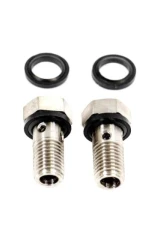 Precision Works Stainless Steel Banjo Bolt Set for Ford 6.0L 6.4L Diesel Turbo 2003-2010                                     - PW-BB-SS-0310 - Image 2