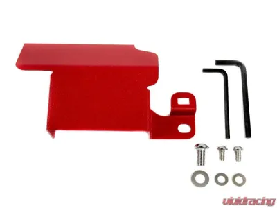 Precision Works Red Aluminum Boost Control Solenoid Cover for Subaru STI 2008-2021 - PW-BCSC-SUB-RED