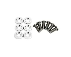 PLM Precision Works Silver Aluminum Fender Bumper Engine Bay Dress Up Kit