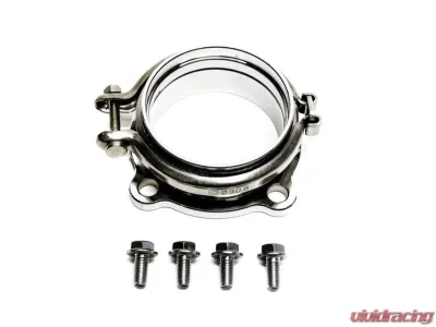 PLM Precision Works 4-Bolt to V-Band 3inch Turbo Flange Adapter - PW-FL-4B-VB