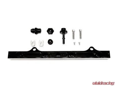 PLM Precision Works Black Fuel Rail Multi Port Honda Civic | Acura RSX | TSX 2002-2015 - PW-FR-KS-BLK