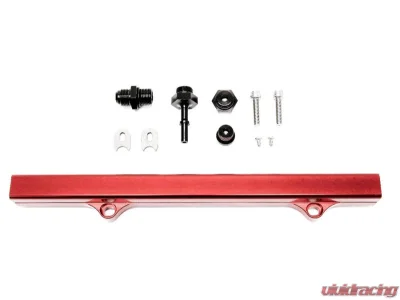 PLM Precision Works Red Fuel Rail Multi Port Honda Civic | Acura RSX | TSX 2002-2015 - PW-FR-KS-RED