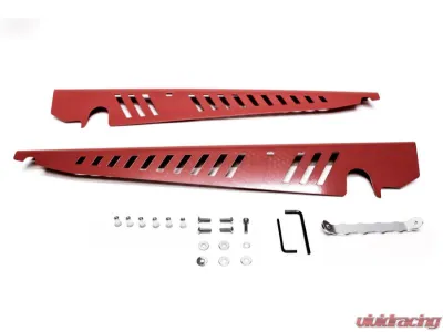 PLM Precision Works Red Fender Shroud Subaru WRX STI 2015-2021 - PW-FS-SUB-RED