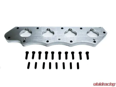 PLM Silver Precision Works Intake Manifold Adapter K2H K-Series to H-Series - PW-IM-K2H-ADPT-SIL