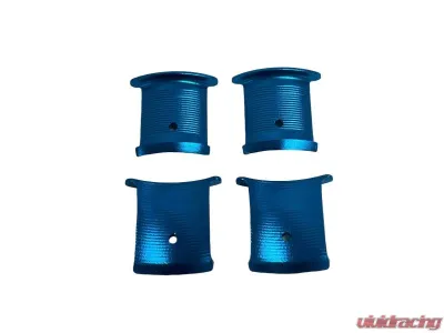 PLM Ocean Blue Anodized Precision Works Front Lower Control Arm Bushing Inserts Tesla Model 3 2017-2024 - PW-LCA-IN-TSLA-M3-BLU