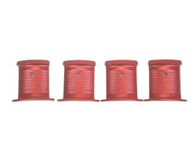 PLM Cherry Red Precision Works Front Lower Control Arm Bushing Inserts Tesla Model 3 2017-2024
