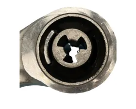 PLM Machined Silver Finish Precision Works Front Lower Control Arm Bushing Inserts Tesla Model 3 2017-2024