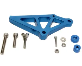 Precision Works Master Cylinder Brace for Tesla Model 3 2017-2024 - Blue Billet Aluminum
