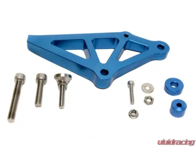Precision Works Master Cylinder Brace for Tesla Model 3 2017-2024 - Blue Billet Aluminum - PW-MCB-TSLA-M3-BLUE