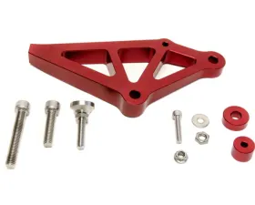 Precision Works Master Cylinder Brace for Tesla Model 3 2017-2024, Red Billet Aluminum