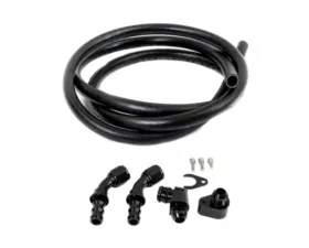 PLM Precision Works Engine Oil Catch Can Fittings w/ Hose for Mercedes-Benz M156 AMG Engines 2007-2015