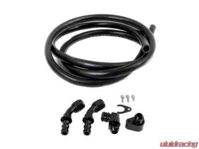 PLM Precision Works Engine Oil Catch Can Fittings w/ Hose for Mercedes-Benz M156 AMG Engines 2007-2015 - PW-OCC-FT-M156-HOSE-KIT
