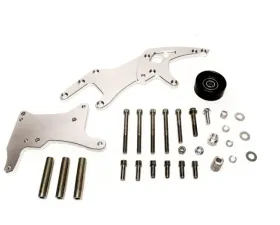 PLM Precision Works LS Power Steering & Alternator Bracket High Mount LSX LS1 LS2 LS3