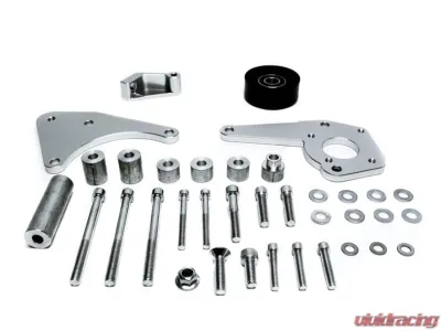 PLM Precision Works LS Power Steering & Alternator Bracket Low Mount LSX LS1 LS2 LS3 V3 Chevrolet Camaro 1998-2002 - PW-PS-ALT-MOUNT-LS-3