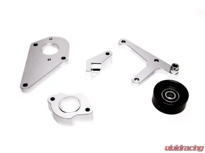 PLM Precision Works LS Power Steering & Alternator Bracket Low Mount LSX LS1 LS2 LS3 Chevrolet Camaro 1998-2002 - PW-PS-ALT-MOUNT-LS