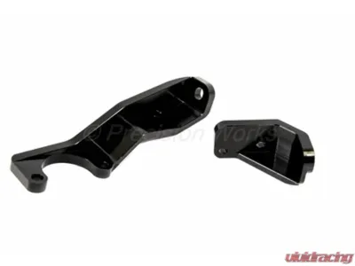 PLM Precision Works Pitch Stop Brace w/ Clutch Line Subaru WRX | STI 2015+ - PW-PSB-BL-SUB-CL-KIT