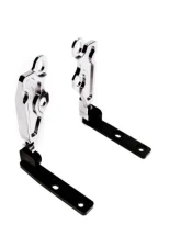 Precision Works Quick Release Hood Hinges for Nissan 240SX S14 1995-1998, Billet Aluminum                                     - PW-QR-HD-S14-A - Image 2