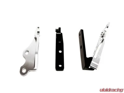 Precision Works Quick Release Hood Hinges for Nissan 240SX S14 1995-1998, Billet Aluminum - PW-QR-HD-S14-A