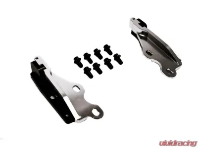 Precision Works Quick Release Hood Hinges for Nissan 240SX S14 1995-1998, Billet Aluminum - PW-QR-HD-S14-A