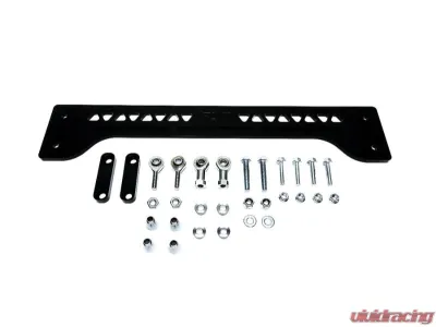 PLM Precision Works Black Rear Subframe Brace & Sway Bar End Links Honda Civic 2016-2021 - PW-RSB-HFC-BLK