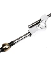 Precision Works Fully Adjustable 100mm Height Dual Bend Stainless Steel Short Shifter for Honda B & D-Series                                     - PW-SHF-B/D-SIL - Image 4