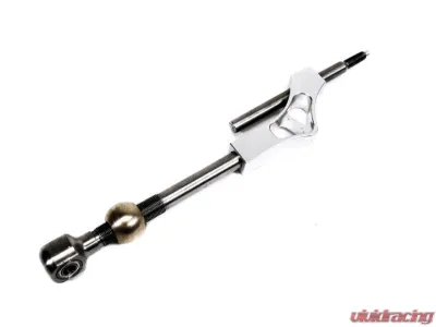 Precision Works Fully Adjustable 100mm Height Dual Bend Stainless Steel Short Shifter for Honda B & D-Series - PW-SHF-B/D-SIL