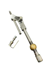 Precision Works Fully Adjustable 100mm Height Dual Bend Stainless Steel Short Shifter for Honda B & D-Series                                     - PW-SHF-B/D-SIL - Image 2