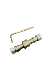 Precision Works Fully Adjustable 100mm Height Dual Bend Stainless Steel Short Shifter for Honda B & D-Series                                     - PW-SHF-B/D-SIL - Image 3