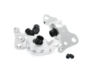 PLM Precision Works Silver Spherical Compliance Bracket Honda Civic | Acura Integra 1992-2001 - PW-SP-CO-BKT-EG-DC - Image 2