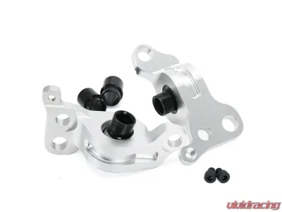 PLM Precision Works Silver Spherical Compliance Bracket Honda Civic | Acura Integra 1992-2001 - PW-SP-CO-BKT-EG-DC