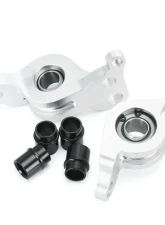 PLM Precision Works Silver Spherical Compliance Bracket Honda Civic | Acura Integra 1992-2001                                     - PW-SP-CO-BKT-EG-DC - Image 2
