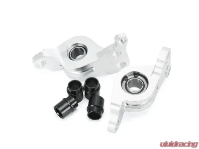 PLM Precision Works Silver Spherical Compliance Bracket Honda Civic | Acura Integra 1992-2001 - PW-SP-CO-BKT-EG-DC