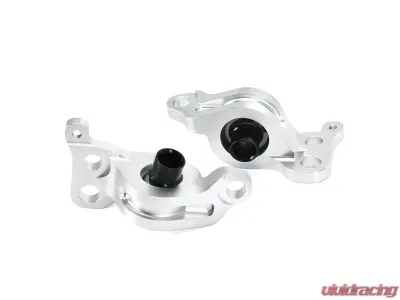 PLM Precision Works Silver Spherical Compliance Bracket Honda Civic | Acura Integra 1992-2001 - PW-SP-CO-BKT-EG-DC