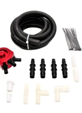 PLM Black Silver Precision Works AOS Air Oil Separator Subaru WRX | STI | Legacy 2002-2014                                     - PW-SUB-AOS-BLK - Image 2