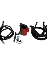PLM Red Precision Works AOS Air Oil Separator Subaru WRX 2015-2021                                     - PW-SUB-AOS-RED-WRX-15-21 - Image 3