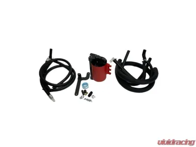 PLM Red Precision Works AOS Air Oil Separator Subaru WRX 2015-2021 - PW-SUB-AOS-RED-WRX-15-21