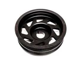 PLM Precision Works Black Engine Crank Pulley Subaru EJ-Series 1994-2021