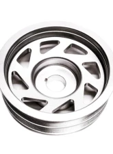 PLM Precision Works Silver Crank Pulley for Subaru EJ-Series 1994-2021                                     - PW-SUB-EJ-CP-SIL - Image 3