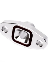 PLM Precision Works Billet T3 T4 Turbo Oil Drain Flange 10AN & O-Ring                                     - PW-TB-DRAIN-FLG - Image 2