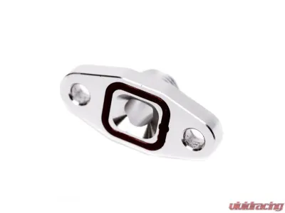 PLM Precision Works Billet T3 T4 Turbo Oil Drain Flange 10AN & O-Ring - PW-TB-DRAIN-FLG